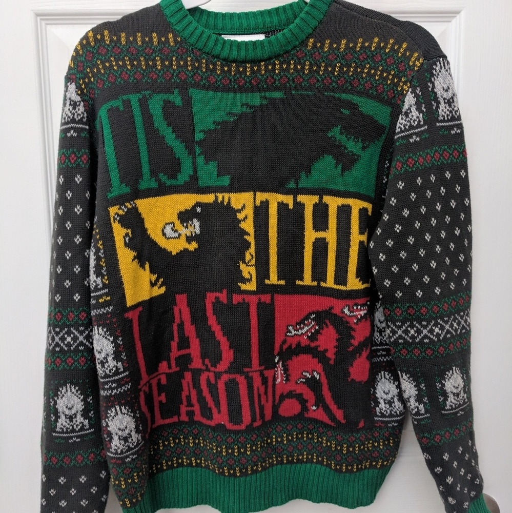 "Tis the last season" GOT knit sweater